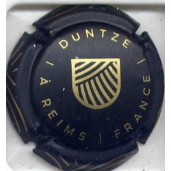 Duntze n°2 écusson noir et or 1 capsule de champagne