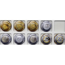 Disparition du franc 20 ans déjà série de 9 capsules de champagne générique