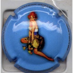 Bliard-Morizet Jéro pin-up bleu