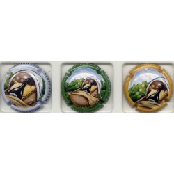Hautvillers couffin dans les vignes 3 capsules de champagne